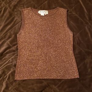 Dressy sleeveless top size L